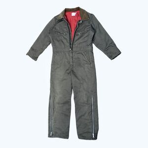 Vtg 70s Key Imperial Insulated Coveralls 40/42 R TALON Work Jumpsuit